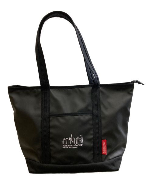 Manhattan Portage（マンハッタンポーテージ）Manhattan Portage (マンハッタンポーテージ) Logo Printed Cherry Hill Tote Bag ブラックの古着・服飾アイテム