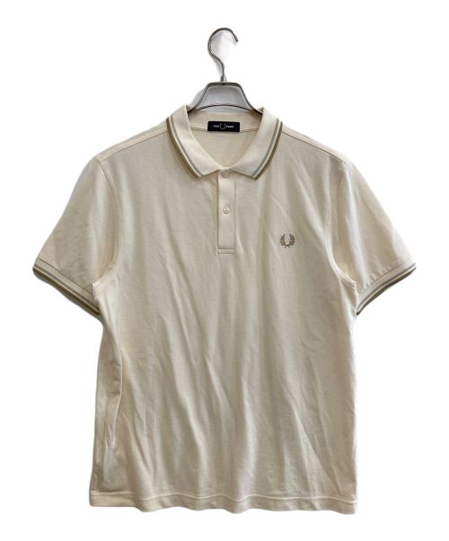 FRED PERRY（フレッドペリー）FRED PERRY (フレッドペリー) ポロシャツ アイボリー サイズ:Lの古着・服飾アイテム