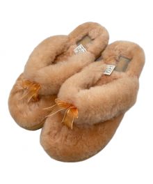 UGG（アグ）の古着「Fluff Flip Flop III」｜オレンジ