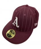 New Era×Cooperstownニューエラ×クーパーズタウン）の古着「キャップ」｜ボルドー