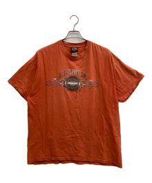 HARLEY-DAVIDSON（ハーレーダビッドソン）の古着「Tシャツ」｜オレンジ