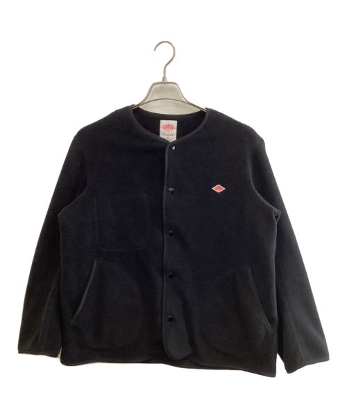 DANTON（ダントン）DANTON (ダントン) FLEECE COLLARLESS JACKET ブラック サイズ:38の古着・服飾アイテム