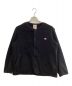 DANTON（ダントン）の古着「FLEECE COLLARLESS JACKET」｜ブラック