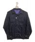 Needles（ニードルズ）の古着「Classic Shirt Rayon Abstract Jq.」｜ネイビー×ブラック