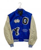 OYオーワイ）の古着「CUBE LOGO VARSITY JACKET」｜ブルー