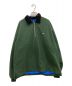 X-LARGE（エクストララージ）の古着「QUILTED HALF-ZIP SHIRT」｜グリーン