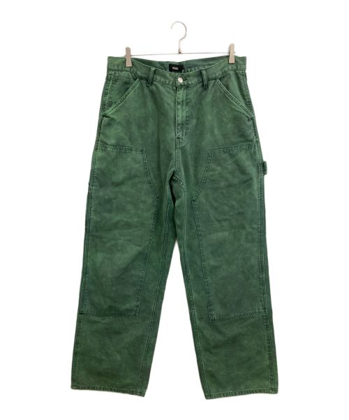 X-LARGE（エクストララージ）X-LARGE (エクストララージ) OVER DYE WORK PANT グリーン サイズ:34の古着・服飾アイテム