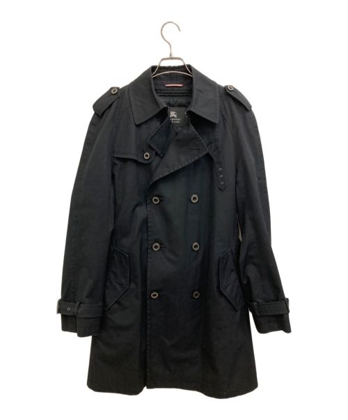 BURBERRY BLACK LABEL（バーバリーブラックレーベル）BURBERRY BLACK LABEL (バーバリーブラックレーベル) ライナー付トレンチコート ブラック サイズ:Ｌの古着・服飾アイテム