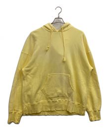 ANCELLM（アンセルム）の古着「DYED DAMAGE HOODIE」｜イエロー