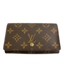 LOUIS VUITTON（ルイ ヴィトン）の古着「2つ折り財布」｜ブラウン