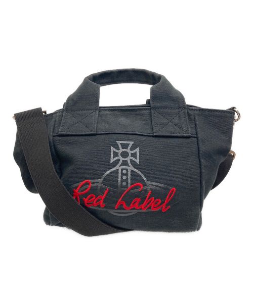 Vivienne Westwood RED LABEL（ヴィヴィアンウエストウッドレッドレーベル）Vivienne Westwood RED LABEL (ヴィヴィアンウエストウッドレッドレーベル) 2WAYミニトートバッグ ブラックの古着・服飾アイテム