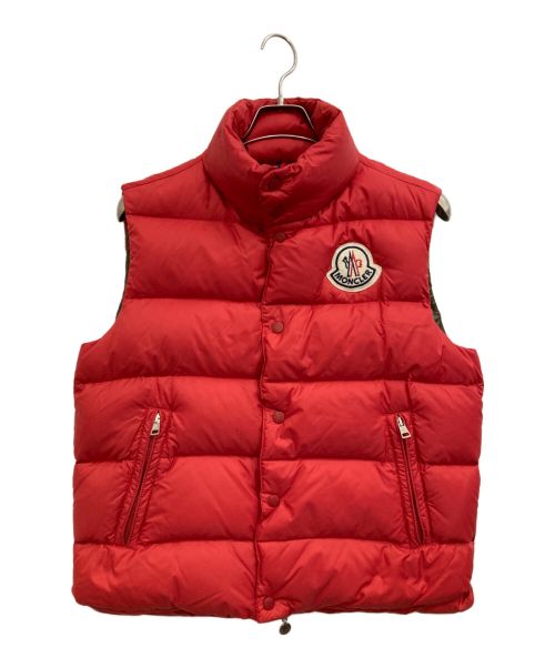 MONCLER（モンクレール）MONCLER (モンクレール) TIBETダウンベスト レッド サイズ:3の古着・服飾アイテム