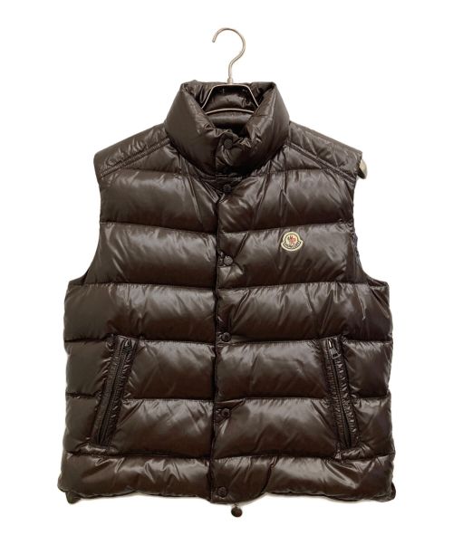 MONCLER（モンクレール）MONCLER (モンクレール) ダウンベスト ブラウン サイズ:3の古着・服飾アイテム