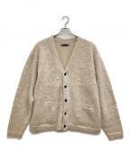 MINEDENIMマインデニム）の古着「Shaggy Mohair Knit Cardigan」｜ベージュ