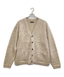 MINEDENIM（マインデニム）の古着「Shaggy Mohair Knit Cardigan」｜ベージュ