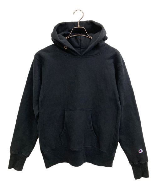 Champion REVERSE WEAVE（チャンピオン リバース ウィーブ）Champion REVERSE WEAVE (チャンピオン リバース ウィーブ) パーカー ブラック サイズ:X-LARGEの古着・服飾アイテム