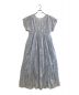 ne quittez pas (ヌキテパ) Cotton Voile Foil Flower Print Sleeveless Dress スカイブルー サイズ:- 未使用品：12000円