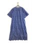 ne quittez pas (ヌキテパ) Cotton Voile Dot Hemla Dress ブルー サイズ:- 未使用品：17000円