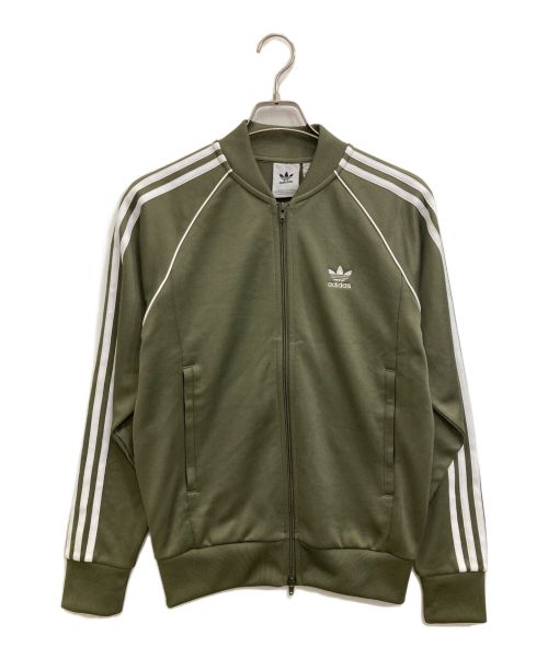 adidas（アディダス）adidas (アディダス) トラックジャケット オリーブ サイズ:Mの古着・服飾アイテム