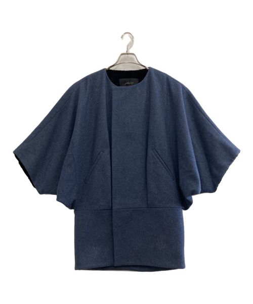 rachel comey（レイチェルコーミー）rachel comey (レイチェルコーミー) ノーカラーコート ネイビー サイズ:Sの古着・服飾アイテム