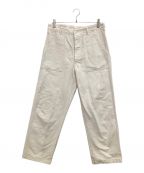 orSlowオアスロウ）の古着「ECRU US ARMY FATIGUE PANTS REGULAR FIT」｜ホワイト