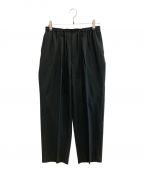 MARKWAREマーカウェア）の古着「ORGANIC WOOL 2/80 TROPICAL CLASSIC FIT EASY PANTS」｜グレー