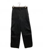 TODAYFULトゥデイフル）の古着「Jacquard Cargo Pants」｜ブラック