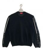 SUPREMEシュプリーム）の古着「Sleeve Stripe Sweater」｜ブラック