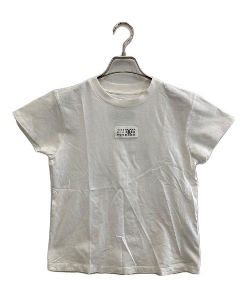 MM6 Maison Margiela（エムエムシックス メゾンマルジェラ）MM6 Maison Margiela (エムエムシックス メゾンマルジェラ) カレンダータグTEE ホワイト サイズ:XSの古着・服飾アイテム