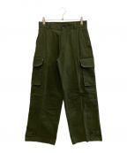 soerteソエルテ）の古着「Wide straight military pant」｜オリーブ