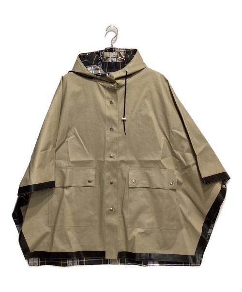 MACKINTOSH（マッキントッシュ）MACKINTOSH (マッキントッシュ) コットンゴム引き フーデッドポンチョ ベージュ サイズ:8の古着・服飾アイテム