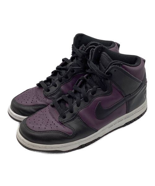 NIKE（ナイキ）NIKE (ナイキ) FRAGMENT DESIGN (フラグメント デザイン) DUNK HI / F パープル サイズ:26の古着・服飾アイテム