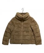 HERNOヘルノ）の古着「ECO FUR DOWNJACKET」｜ベージュ