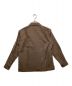 MARGARET HOWELL (マーガレットハウエル) BRUSHED WOOL COTTON TWILLブルゾン ブラウン サイズ:S：10800円