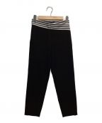 BORDERS at BALCONYボーダーズアットバルコニー）の古着「TAPERED PANTS」｜ブラック