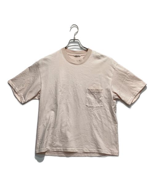 AURALEE（オーラリー）AURALEE (オーラリー) STAND-UP TEE ピンク サイズ:4の古着・服飾アイテム