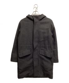 A.P.C.（アーペーセー）の古着「フーデッドコート」｜チャコールグレー