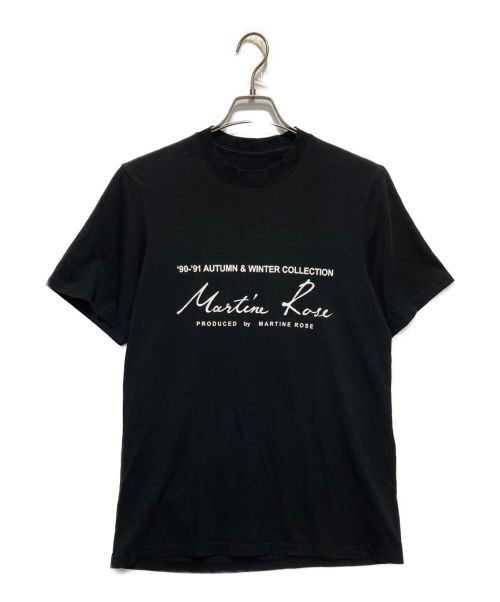 MARTINE ROSE（マーティン・ローズ）MARTINE ROSE (マーティン・ローズ) プリントTシャツ ブラック サイズ:Mの古着・服飾アイテム