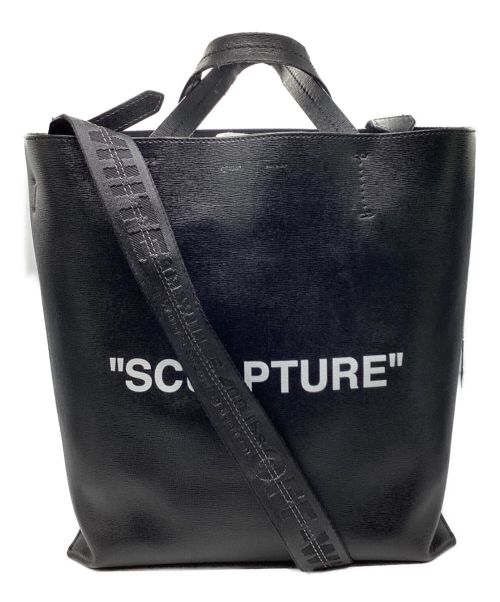 OFFWHITE（オフホワイト）OFFWHITE (オフホワイト) Sculpture Top Handle Bag ブラックの古着・服飾アイテム