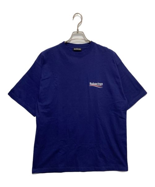 BALENCIAGA（バレンシアガ）BALENCIAGA (バレンシアガ) プリントTシャツ ブルー サイズ:Lの古着・服飾アイテム