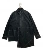 YUKI HASHIMOTOユウキハシモト）の古着「BUG DETAIL SHIRTS」｜ブラック