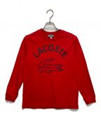 LACOSTE×BEAMSラコステ×ビームス）の古着「別注 ビッグワニプリントカットソー」｜レッド