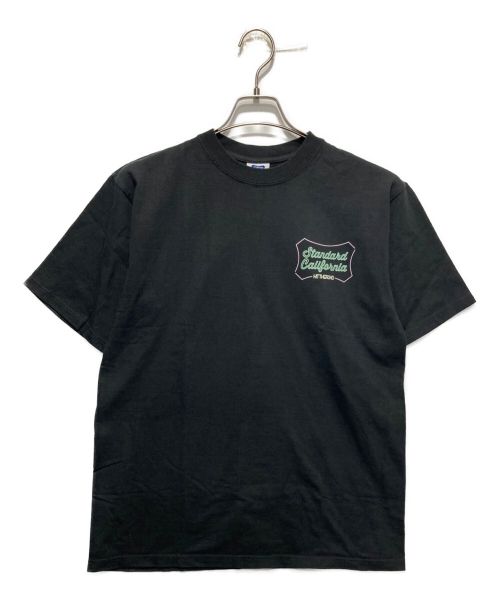 STANDARD CALIFORNIA（スタンダードカリフォルニア）STANDARD CALIFORNIA (スタンダートカルフォニア) プリントTシャツ ブラック サイズ:MEDIUM 未使用品の古着・服飾アイテム