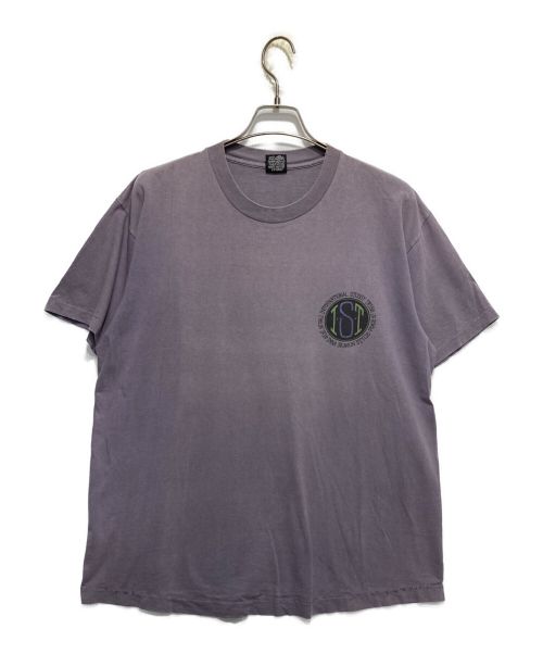 stussy（ステューシー）stussy (ステューシー) プリントTシャツ パープル サイズ:XLの古着・服飾アイテム