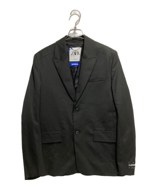 ZARA（ザラ）ZARA (ザラ) ADER error (アーダーエラー) コラボステッチデザインテーラードジャケット ブラック サイズ:XSの古着・服飾アイテム