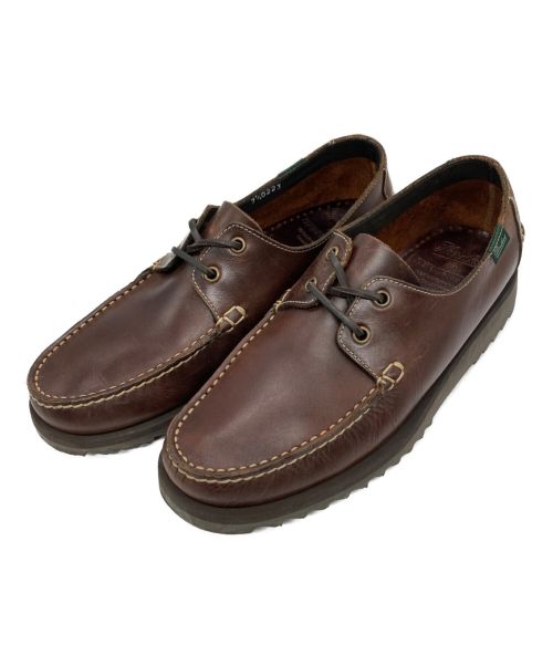 PARABOOT（パラブーツ）PARABOOT (パラブーツ) KAPTAIN SUNSHINE (キャプテンサンシャイン) ドマングデッキシューズ ブラウン サイズ:7.5の古着・服飾アイテム