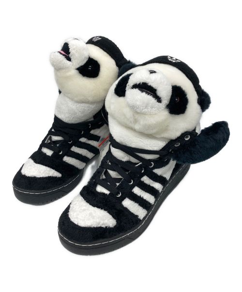 adidas（アディダス）adidas (アディダス) JEREMY SCOTT (ジェレミースコット) スニーカー JS PANDA BEAR ホワイト×ブラック サイズ:27の古着・服飾アイテム