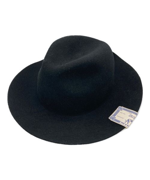 THE HW DOG&CO（エイチダブリュードッグ）THE HW DOG&CO (エイチダブリュードッグ) TRAVELERS HAT ブラック サイズ:38の古着・服飾アイテム