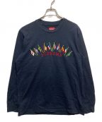 SUPREMEシュプリーム）の古着「Flags L/S Top」｜ネイビー