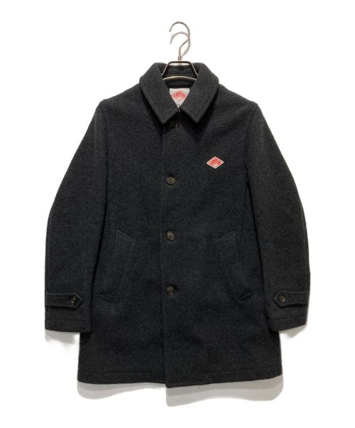 DANTON（ダントン）DANTON (ダントン) ウールモッサー シングルボタンコート グレー サイズ:40の古着・服飾アイテム